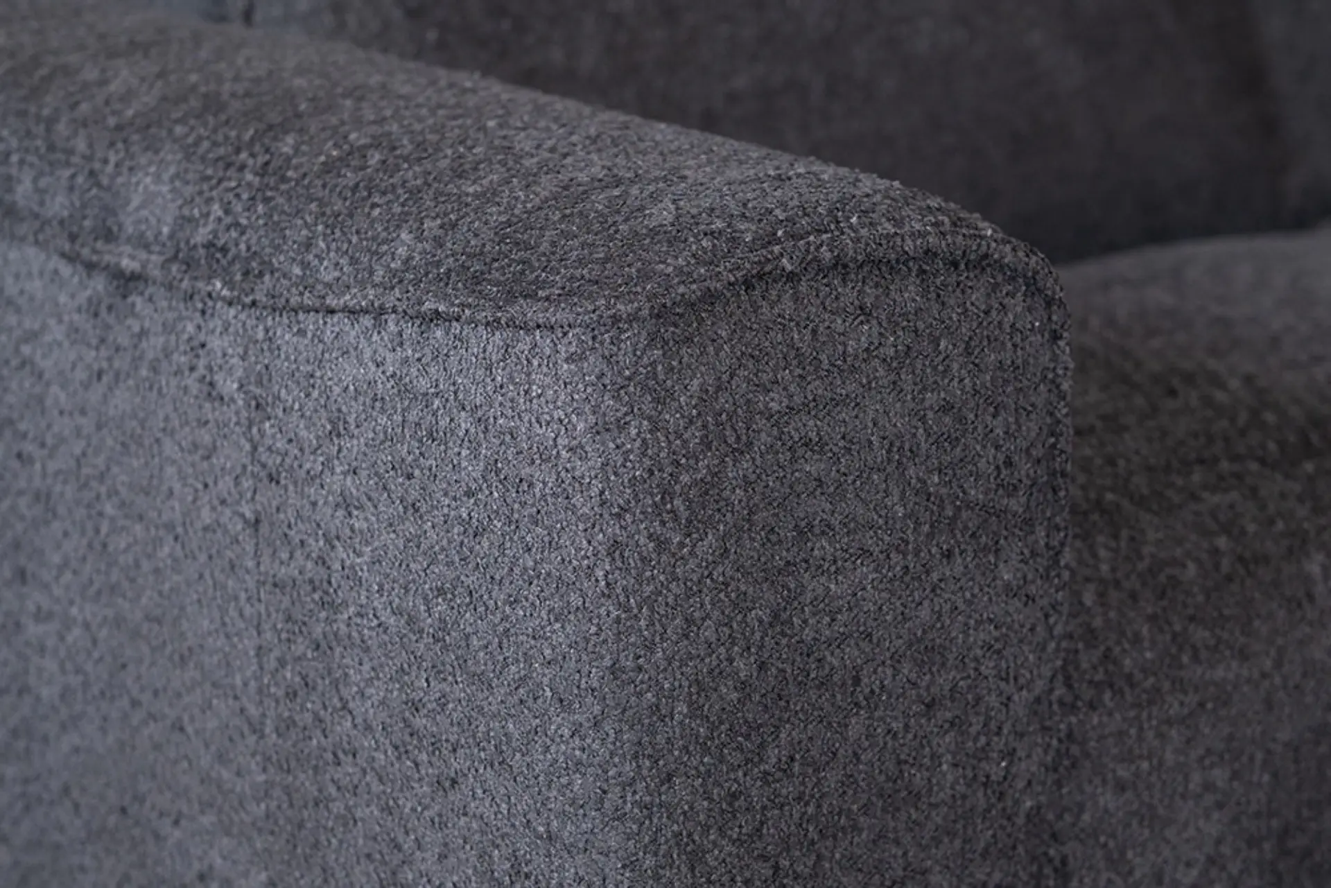 Lentur 6Z BOU | Canapé d'angle moderne et confortable en bouclé Canapé d'angle en bouclé durable, moderne et confortable avec éléments et coussins ronds. Ensemble de canapés en bouclé, indice de Martindale élevé - TEAK2.