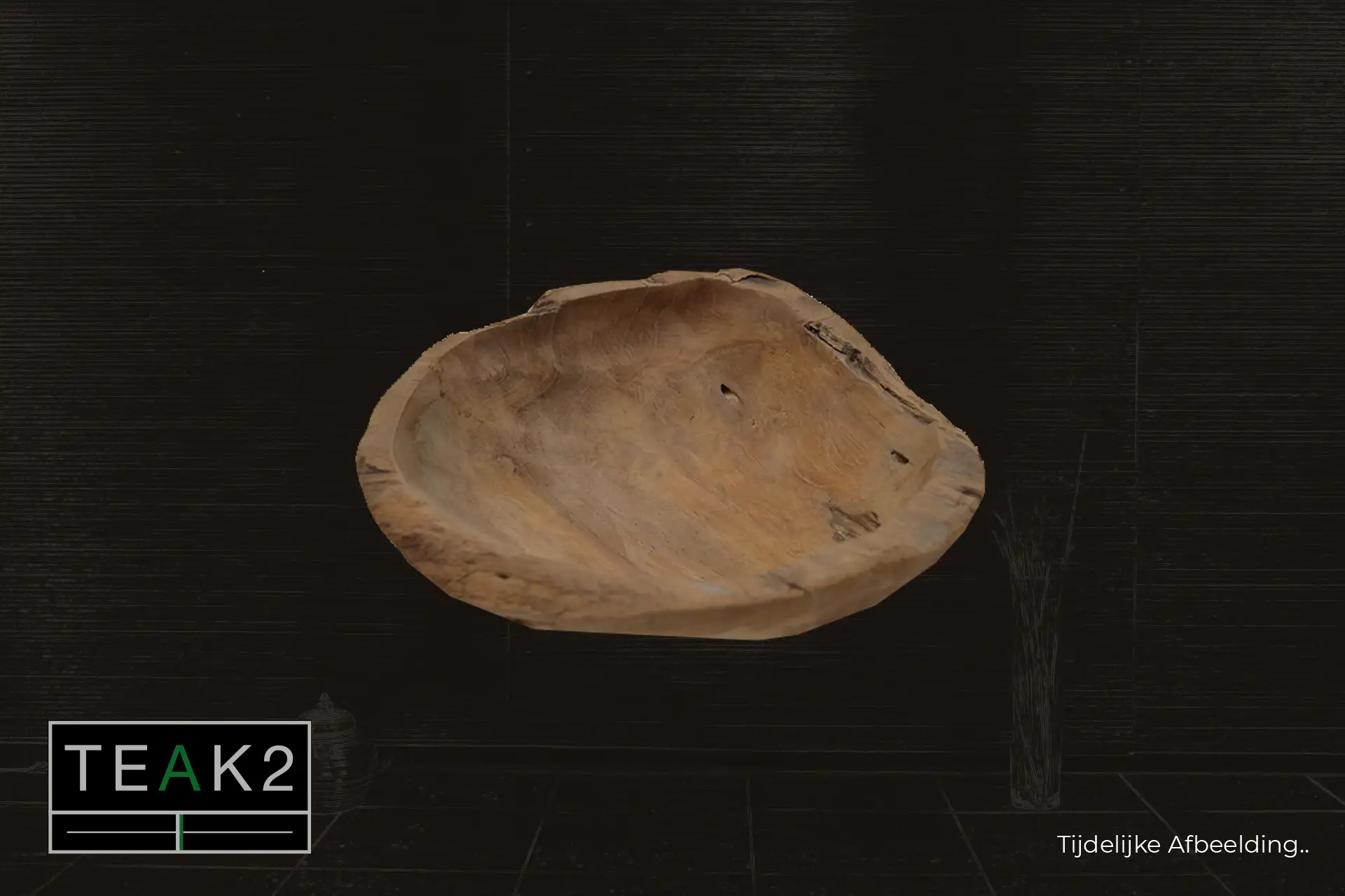 Mangkok | Luxus-Schale aus Teakholz in Teak-Maserung - TEAK2 Luxuriöse Teakholzschale aus Teakwurzelholz. Teakholzschale für den Couchtisch, Esstisch für Leckereien oder Dekoration – TEAK2.