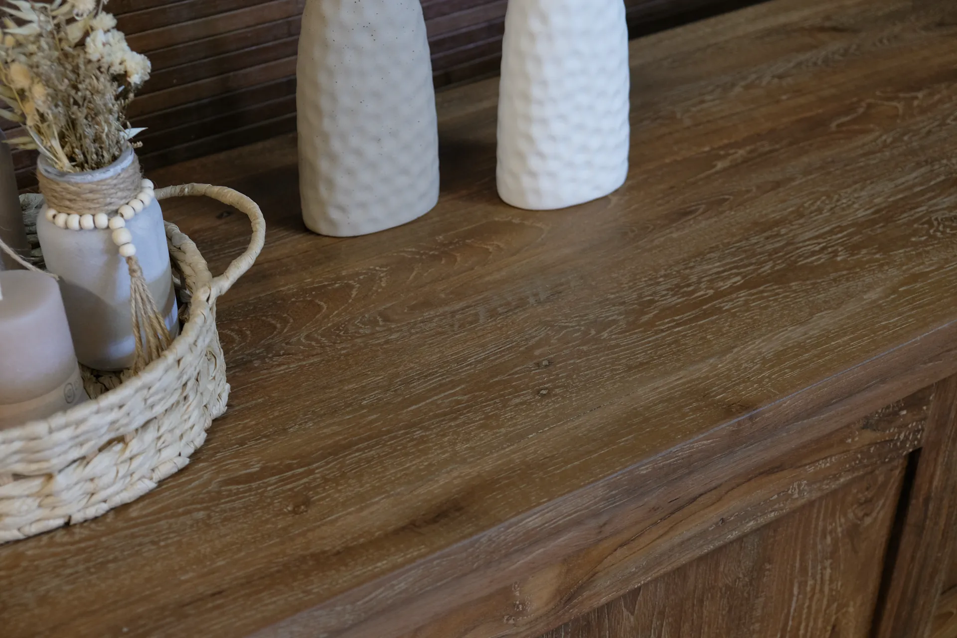 Teak Corak TV100-240SL Old | Modern Teak Tv-Möbel Modernes Tv-Möbel aus Teakholz mit Schiebetüren aus massivem, altem Teakholz. Qualität und Handwerkskunst aus Indonesien. Tv-Möbel - TEAK2